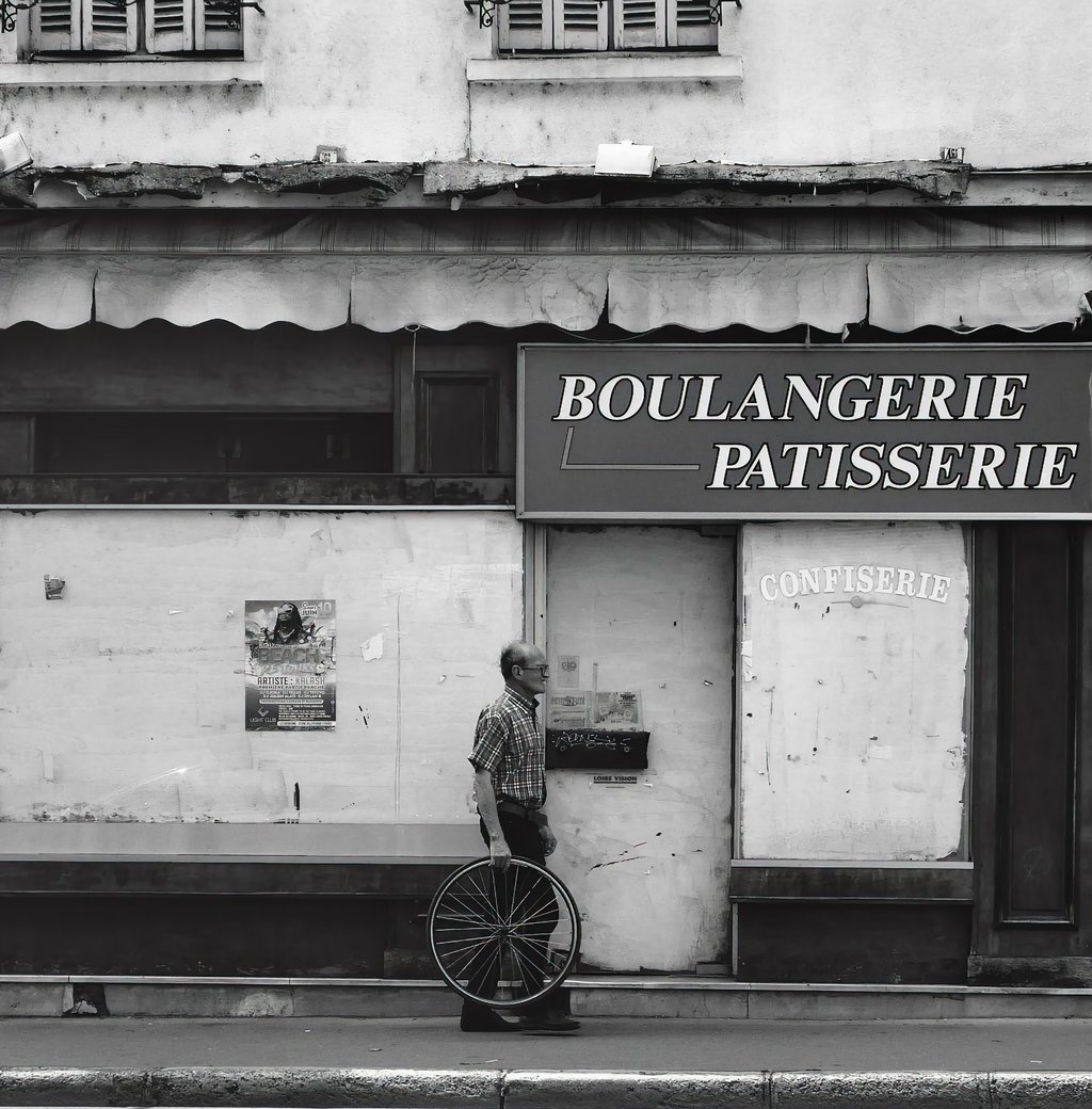 homme et sa roue Romain Wisniewski
