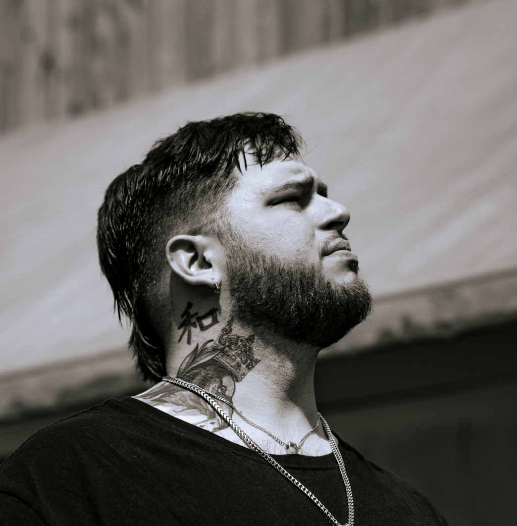 Savage Banks looking right toward the horizon, shoulders-up portrait.
