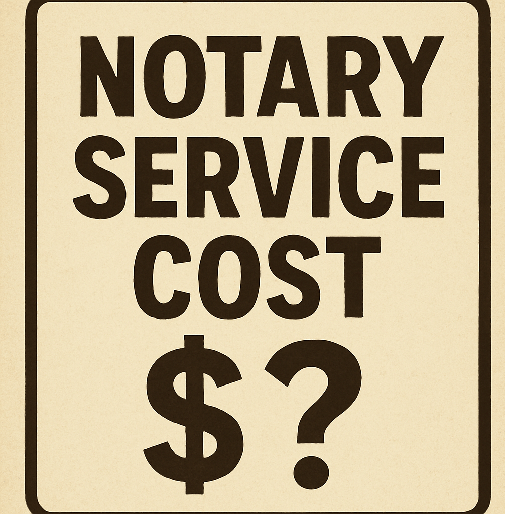 Notary Service Cost