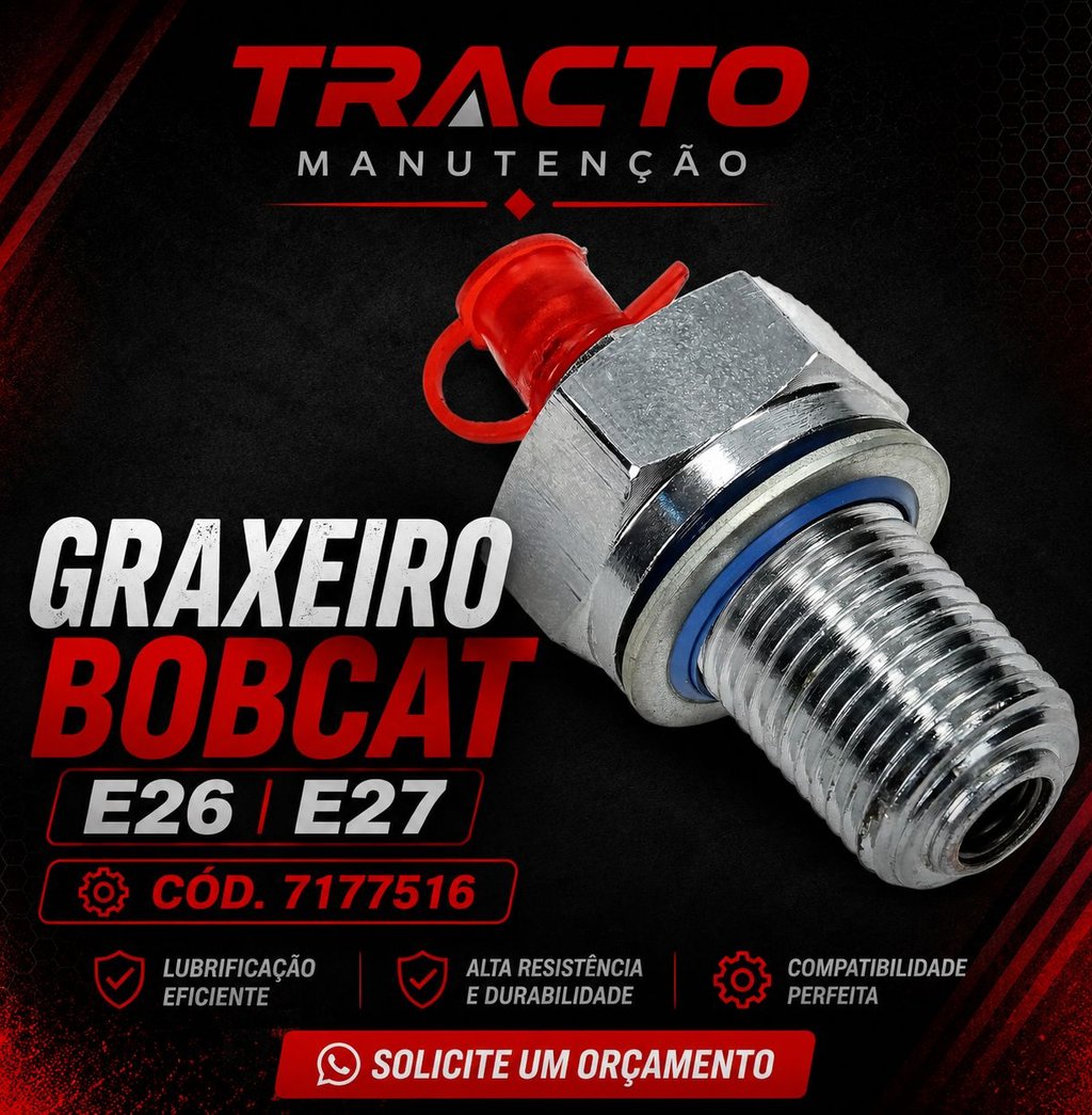 7177516 Pino Graxeiro para Miniescavadeira Bobcat.
