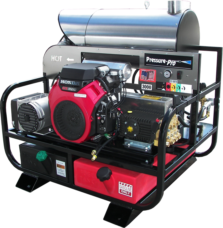 A nice high end hot water pressure washing unit