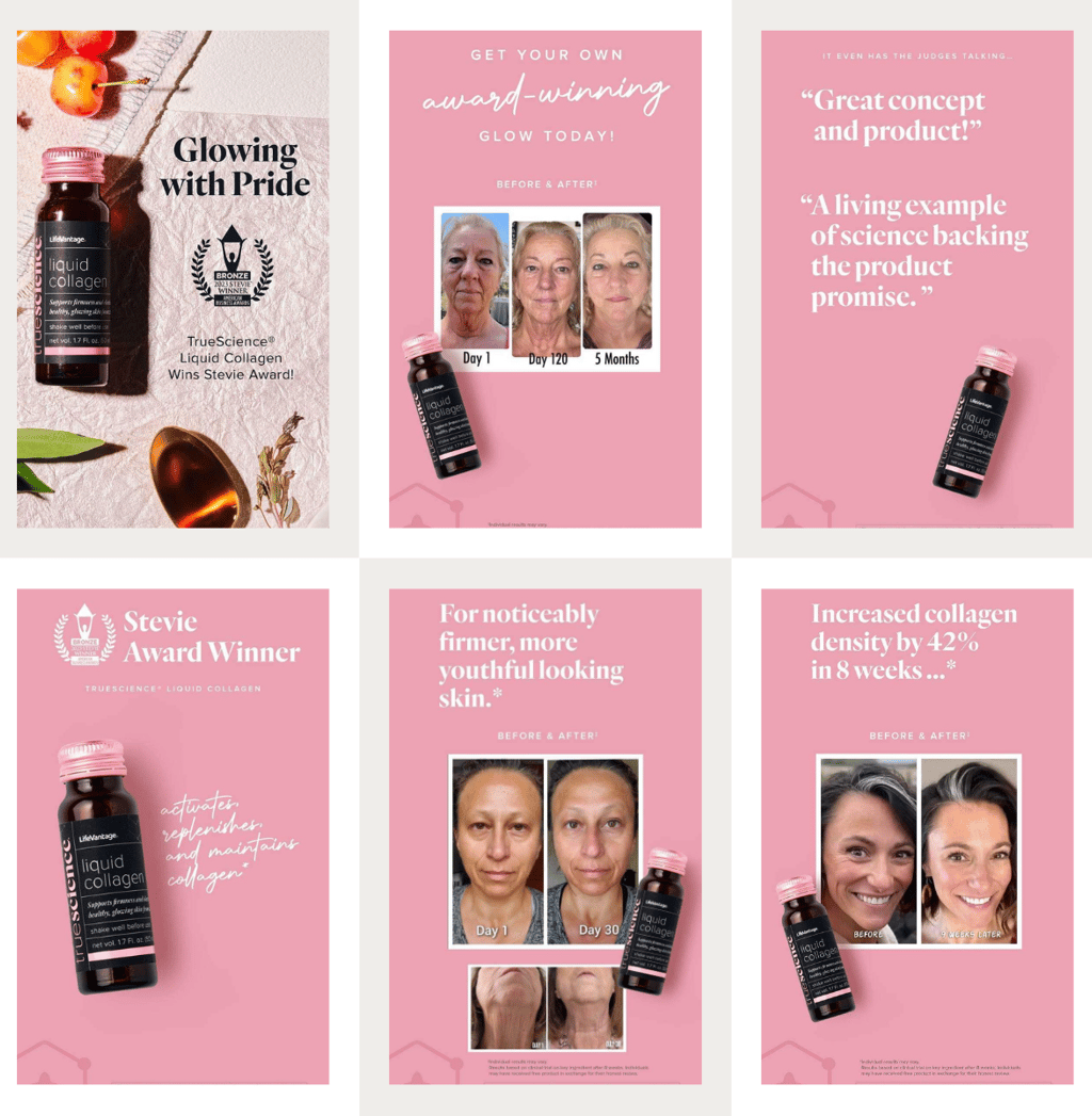 TrueScience Liquid Collagen Stevie Awards Ovverview Image | Biohack Health Now