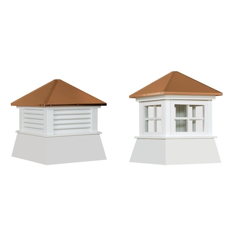 Custom storage shed with cupola installed by Imperial Custom Sheds in Cape Cod area.