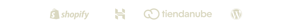 shopify, hostinger, tiendanube, wordpress