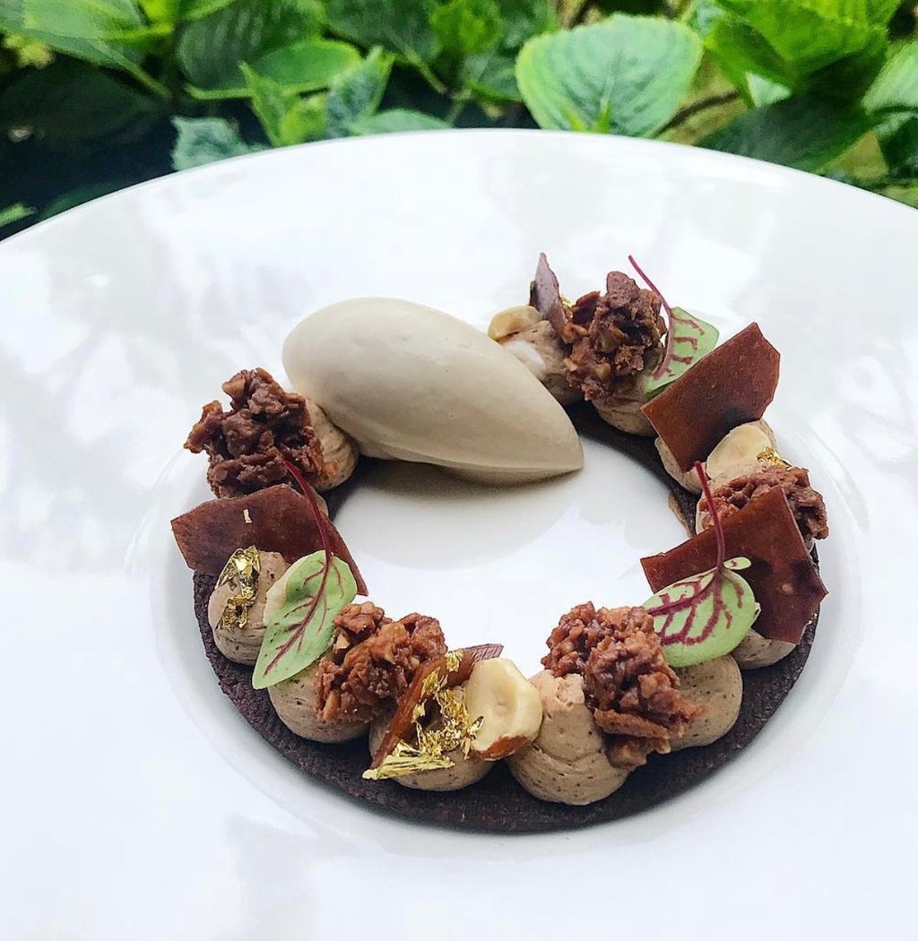 Dessert Chocolat cèpes Ajaccio Alexis Vergnory Chef 