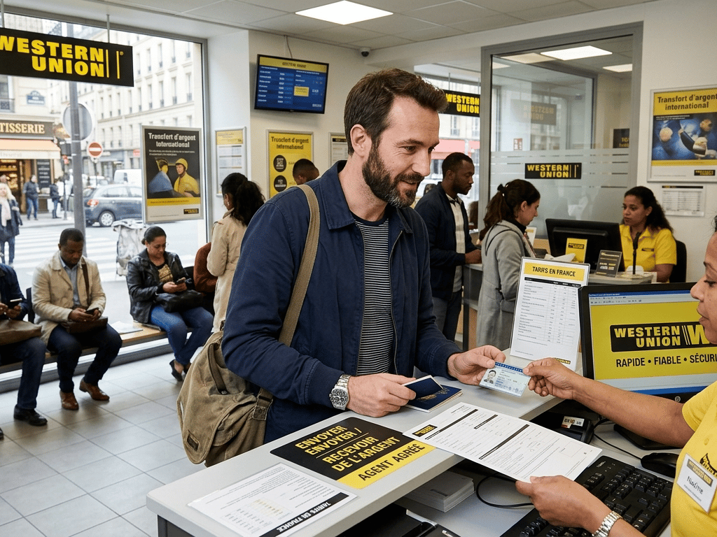 Client satisfait AGENCE POUR faire un retrait de son argent werstern union