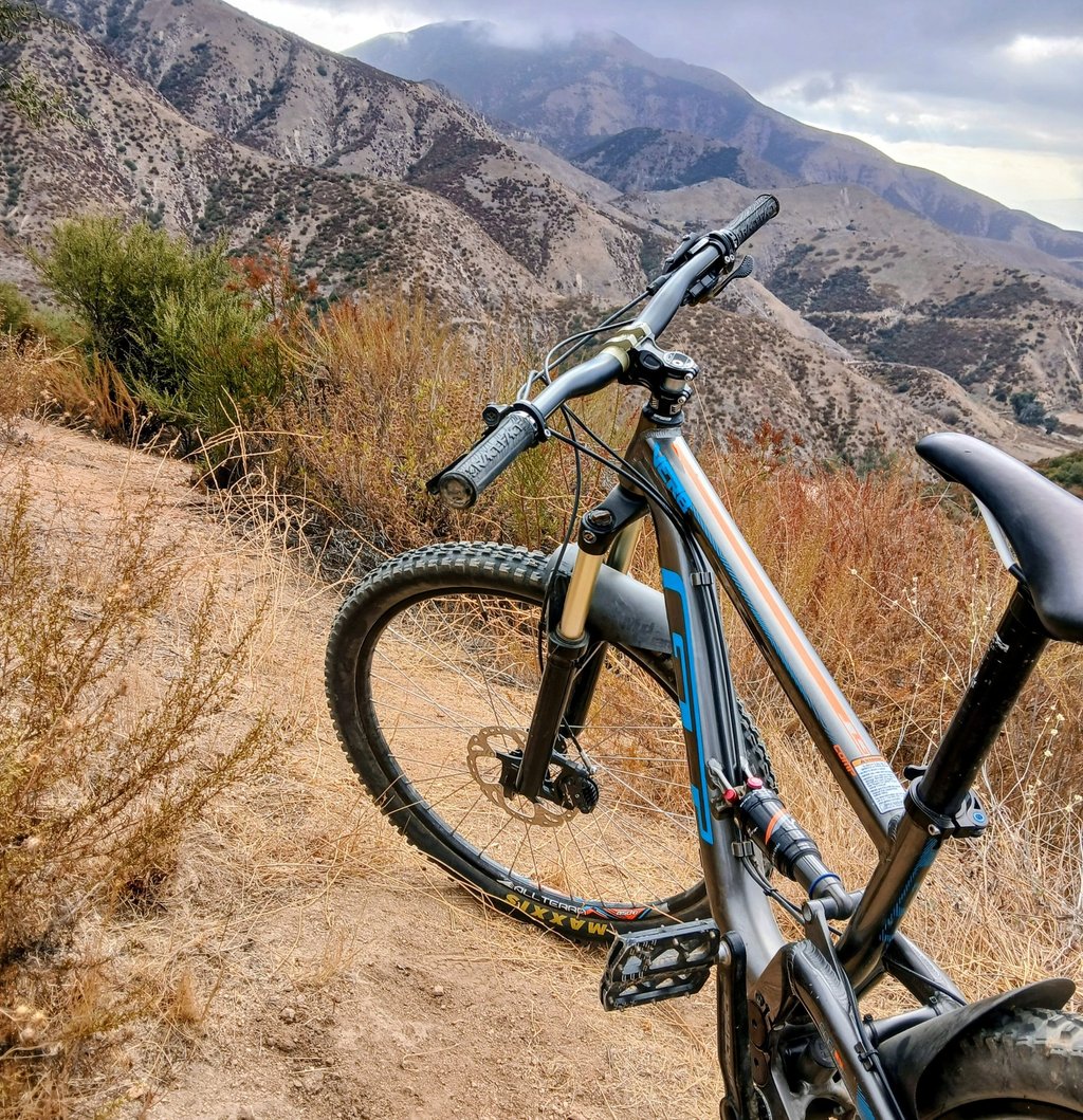 mountain bike with regular tubed tires