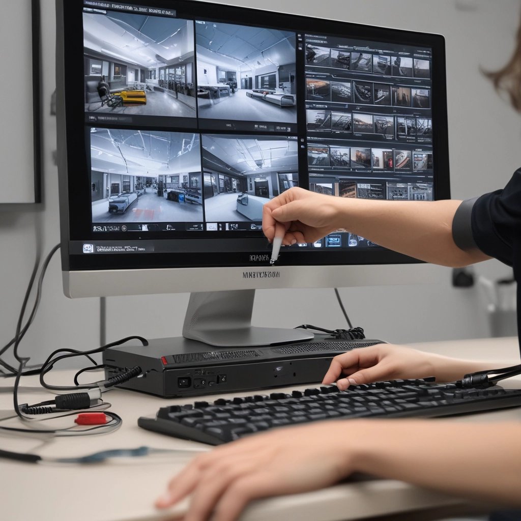 a sony video camera with a strap attached to it