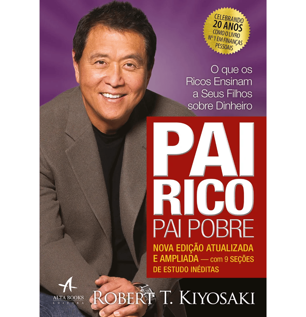 Imagem capa do livro Pai Rico Pai Pobre