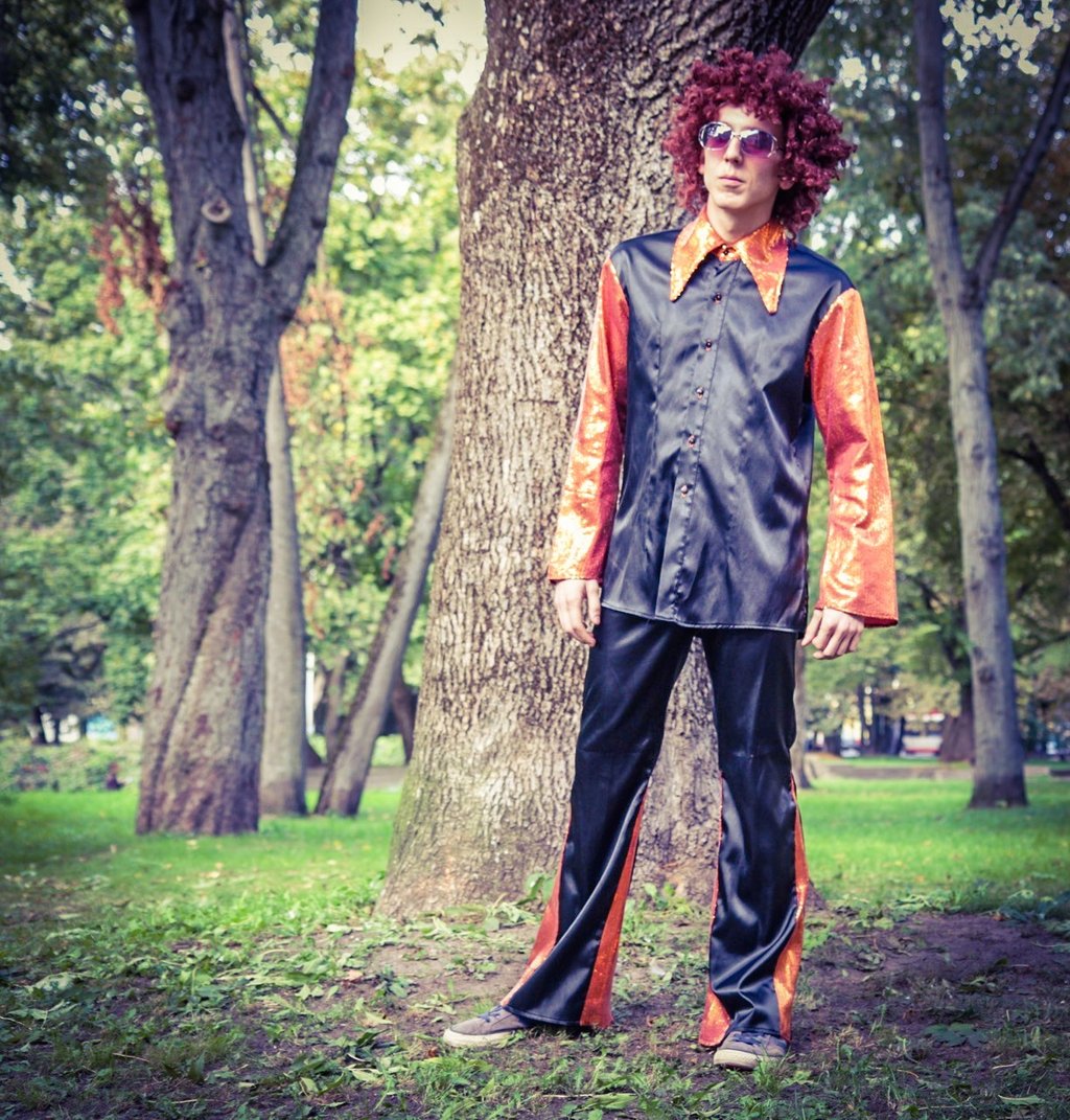 Vyriškas disko kostiumas