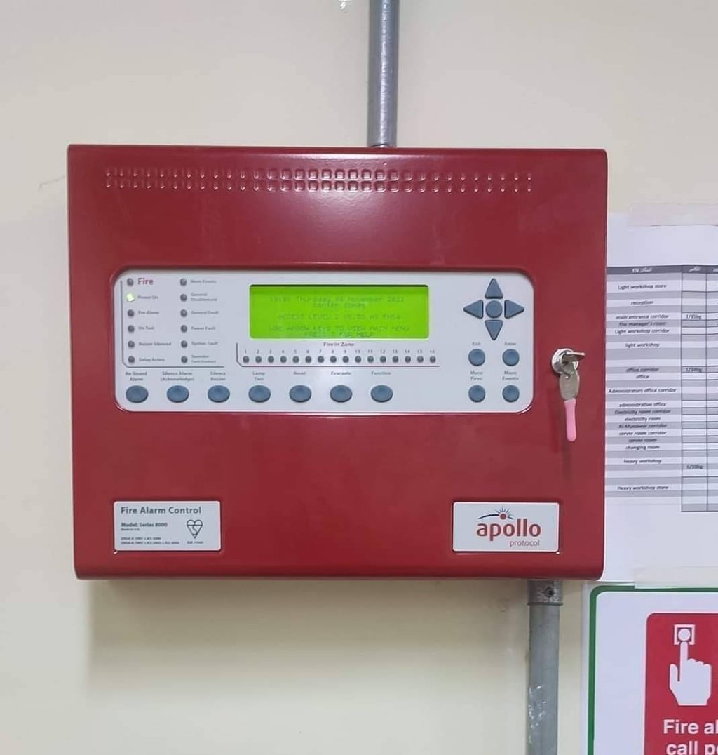 لوحة انذار حريق ذكية 2 لوب بسعة 324 نقطة - نظام متكامل وفعال