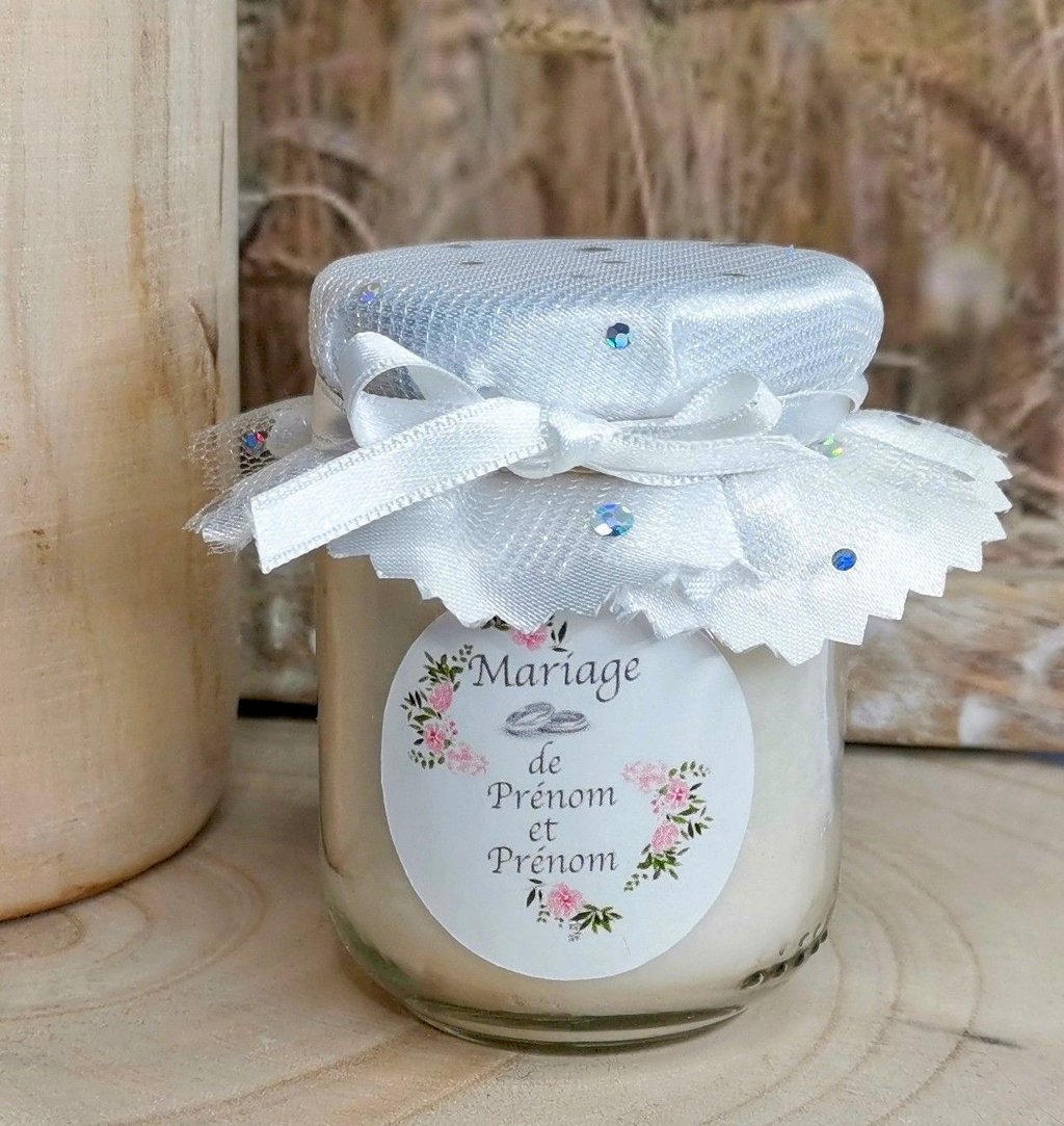 Bougie Mariage Personnalisable Créalior