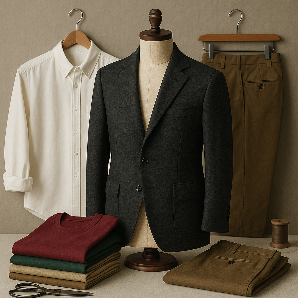 Timeless handmade men’s wardrobe staples
