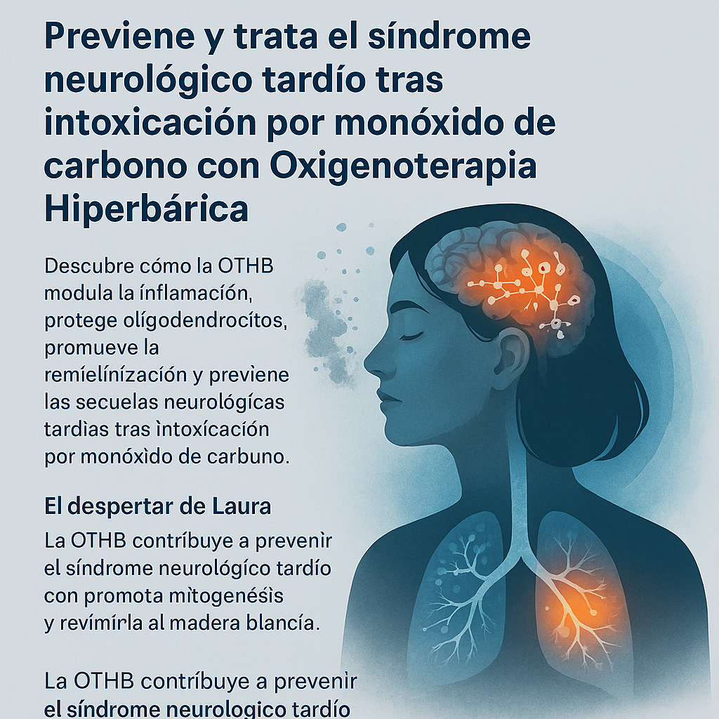 Descubre cómo la OTHB modula la inflamación, protege oligodendrocitos, promueve la remielinización