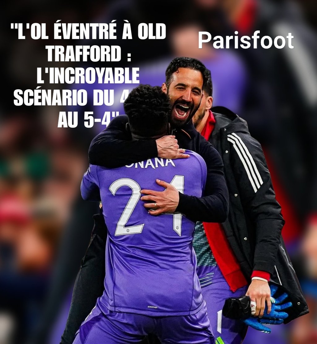Match historique à Old Trafford L'OL a vécu un scénario cruel en quart de finale de Ligue Europa face à Manchester United, me