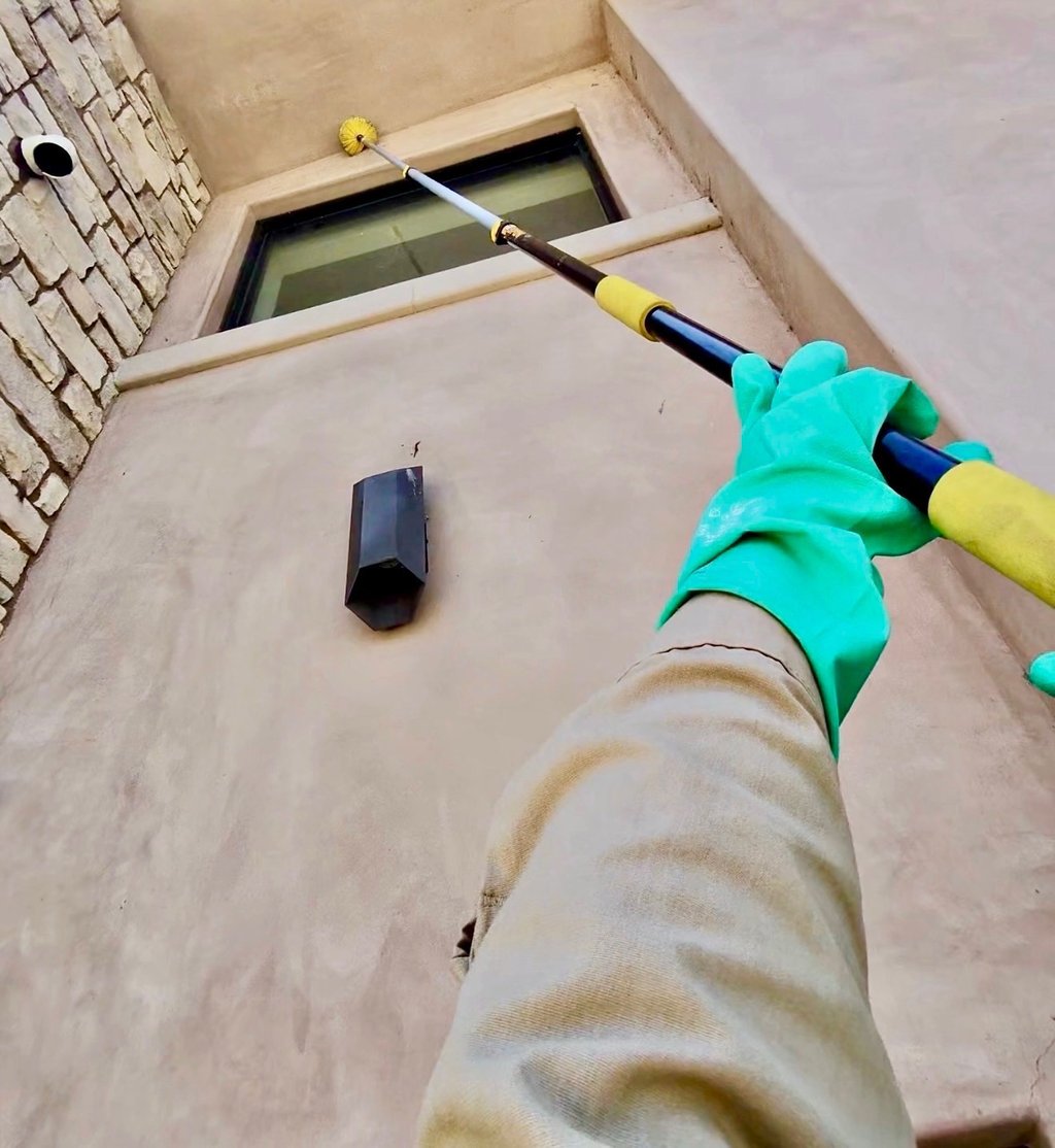 Commercial spider control web removal in Menifee CA Footprint Pest Management