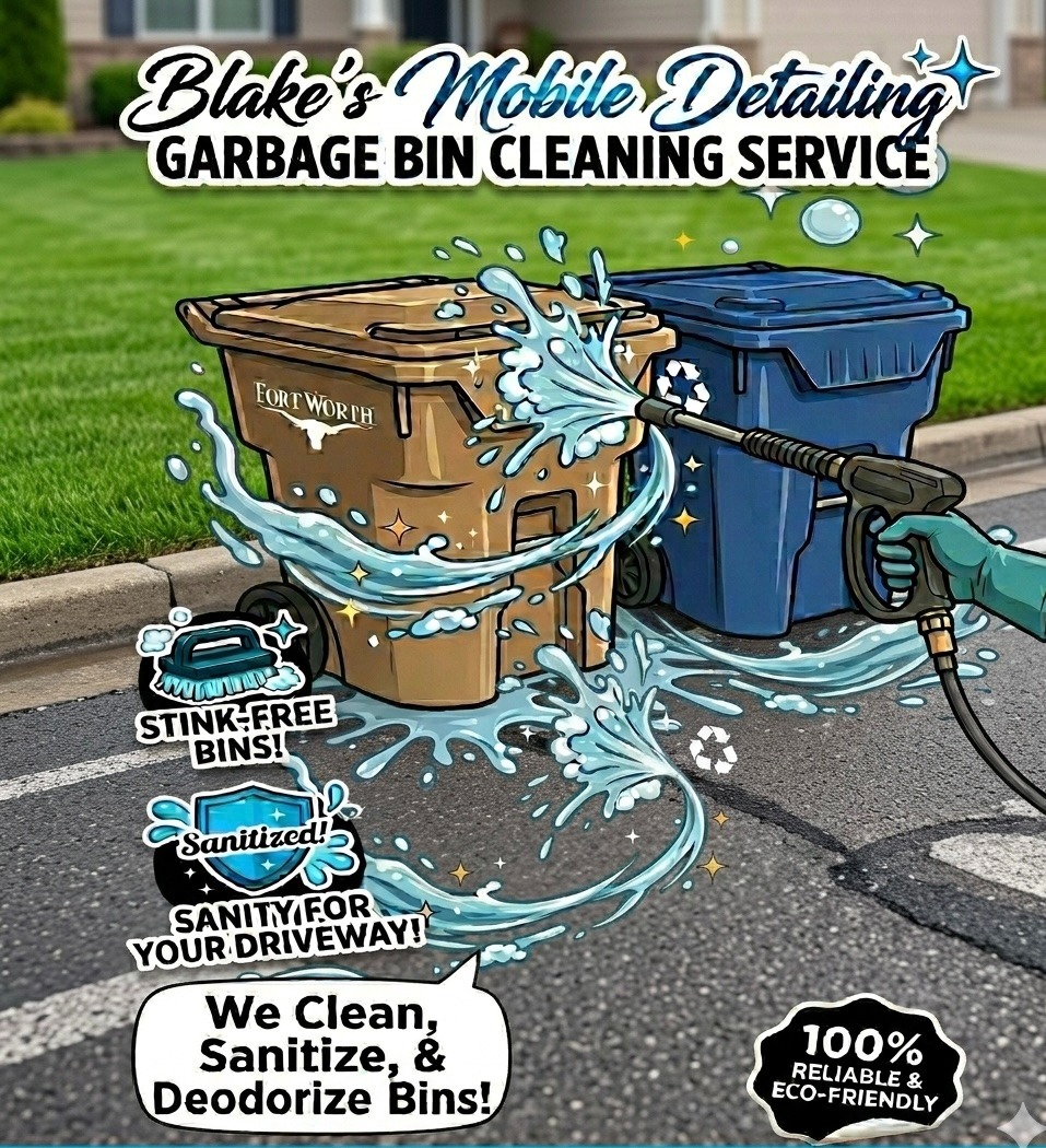 Our Garbage Bin Cleaning service helps keep your bins clean, fresh and stench free!