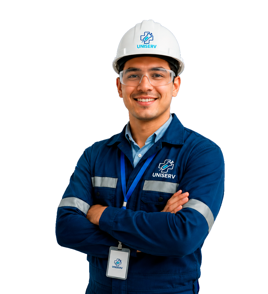 Empleado Uniserv, empleado de salud y seguridad ocupacional