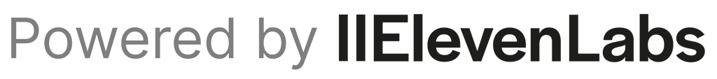 a black and white logo with the words eleven labs