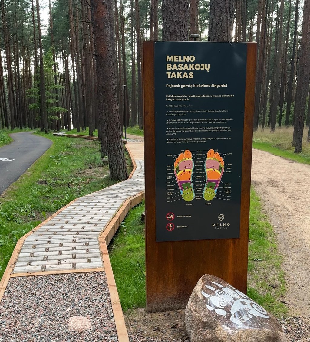 Melno takas, nemokamas Melno Basakojų takas, Vytauto gatvė