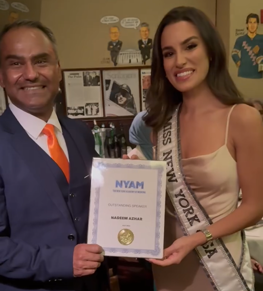 Nadeem Azhar with Miss New York USA!
