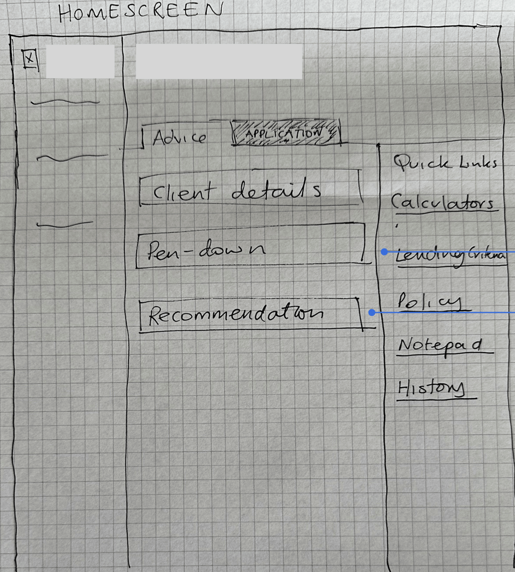 Sketch of the digital capture tool