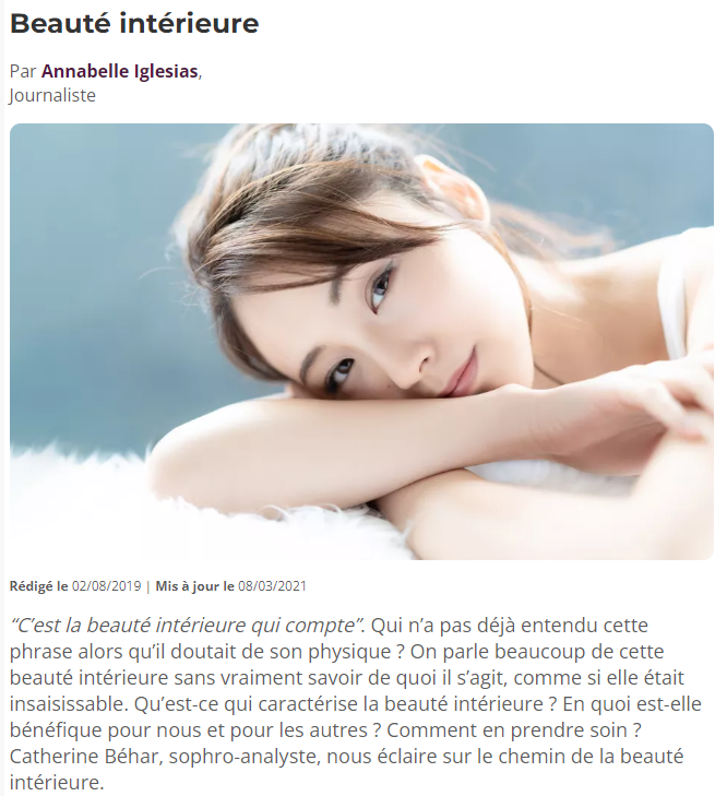 beauté interieur
