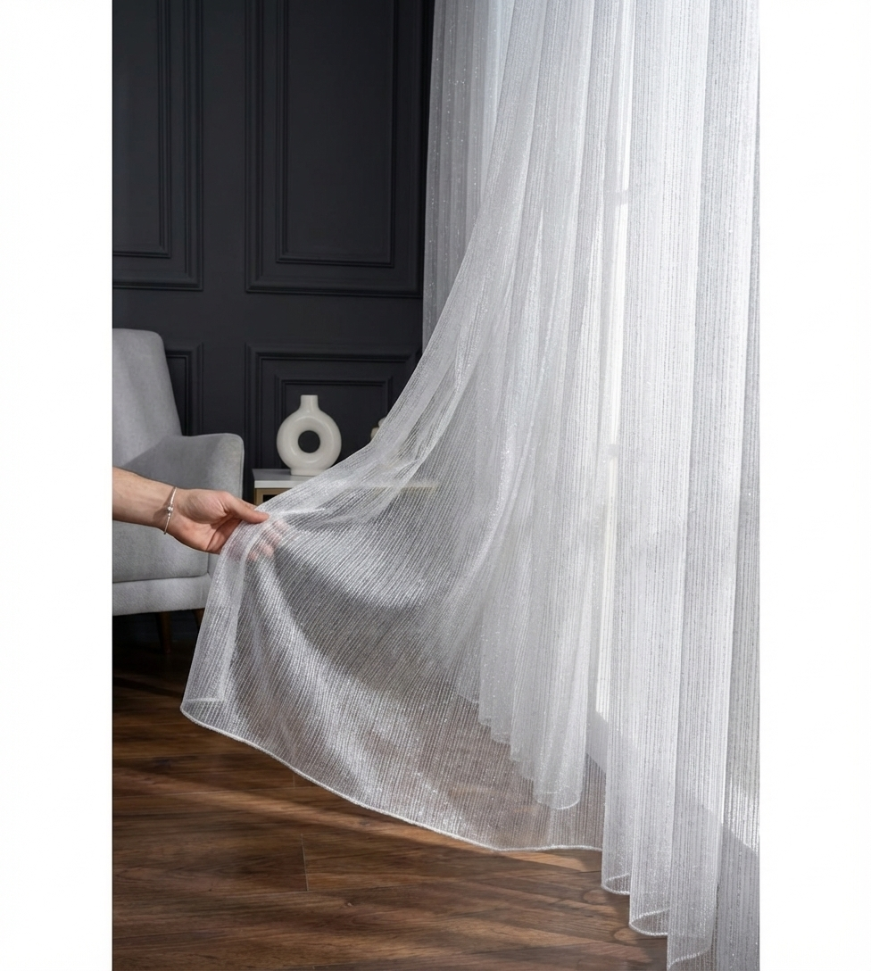 simli perde, simli tül, simli tül perde, simlü perde bursa, bursa perde