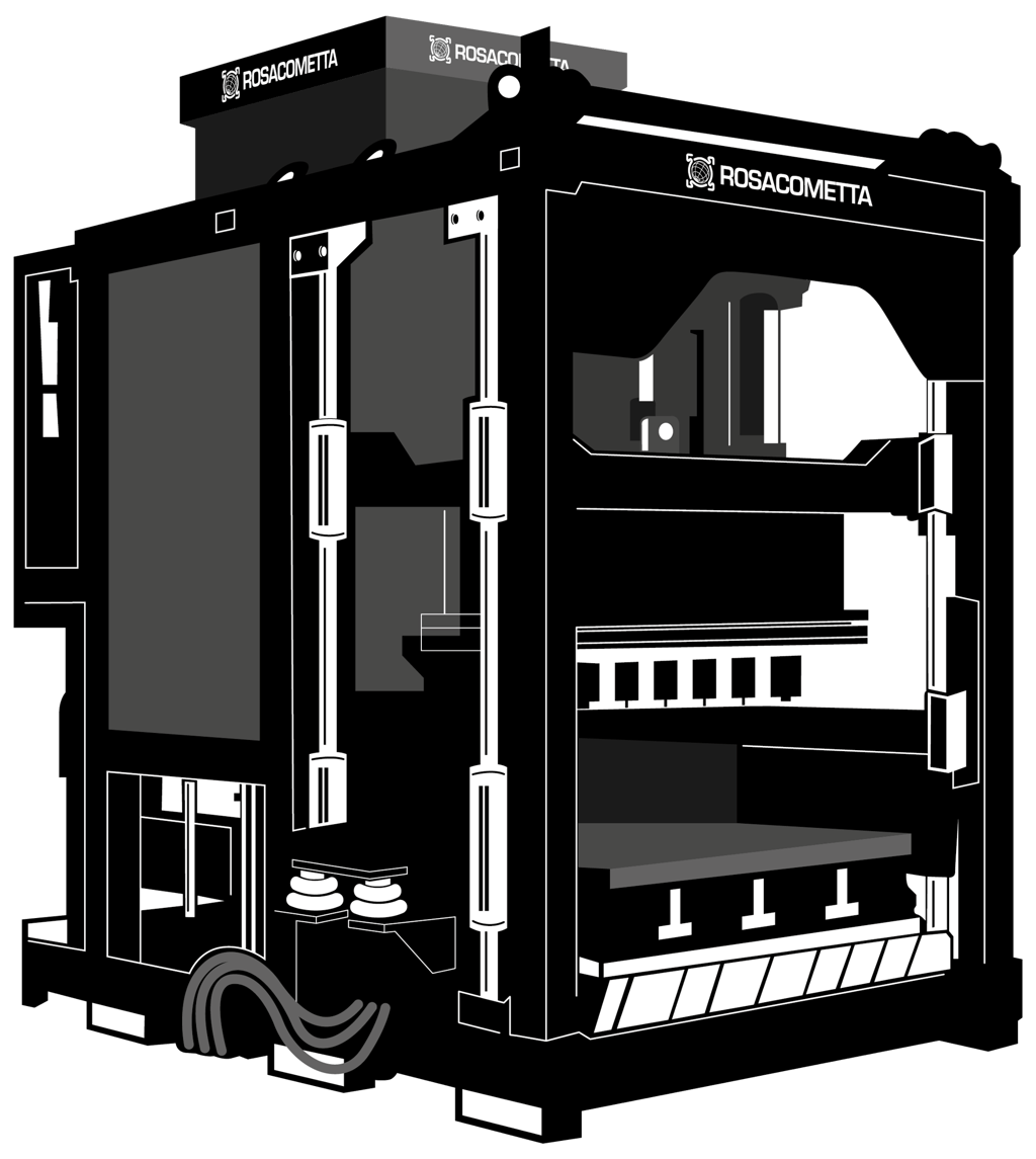 Macchine automatiche per la produzione di manufatti Rosacometta