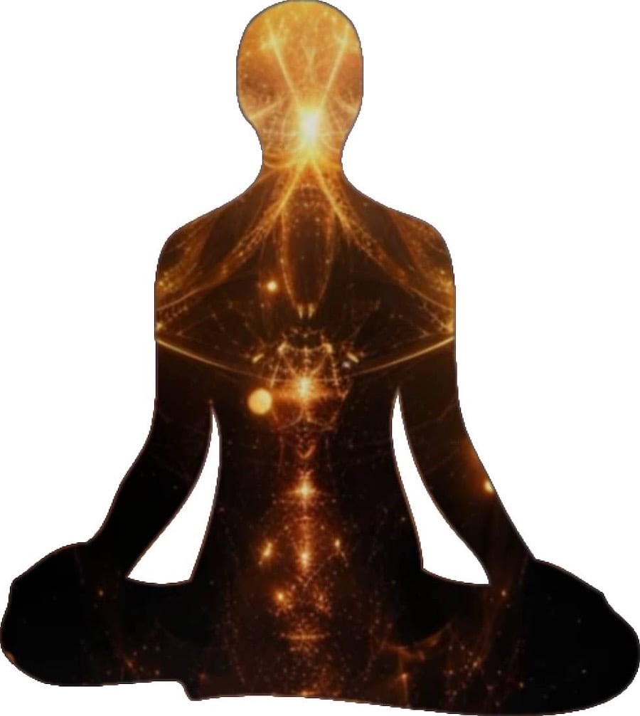 Lotus Position with inner constellation. Source: Wikimedia Commons