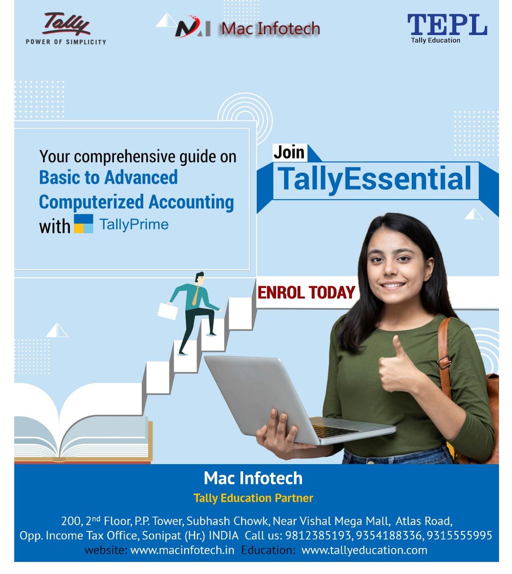 If you are a beginner in the Accounting and Finance domain, then TallyEssential is the course design