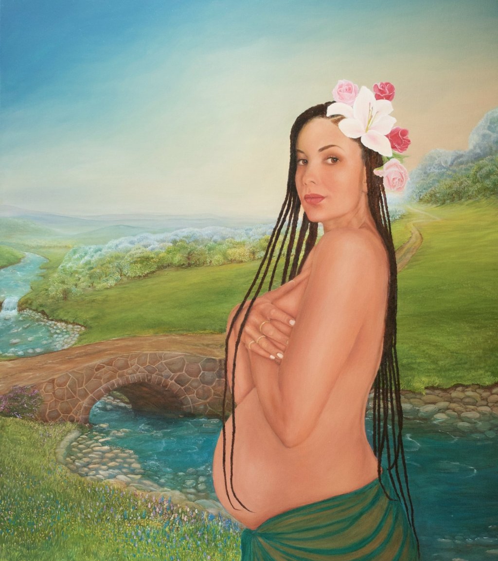 Eleonore, Oils on Canvas by Clare Littleton