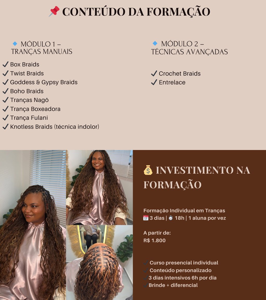 curso para trancista