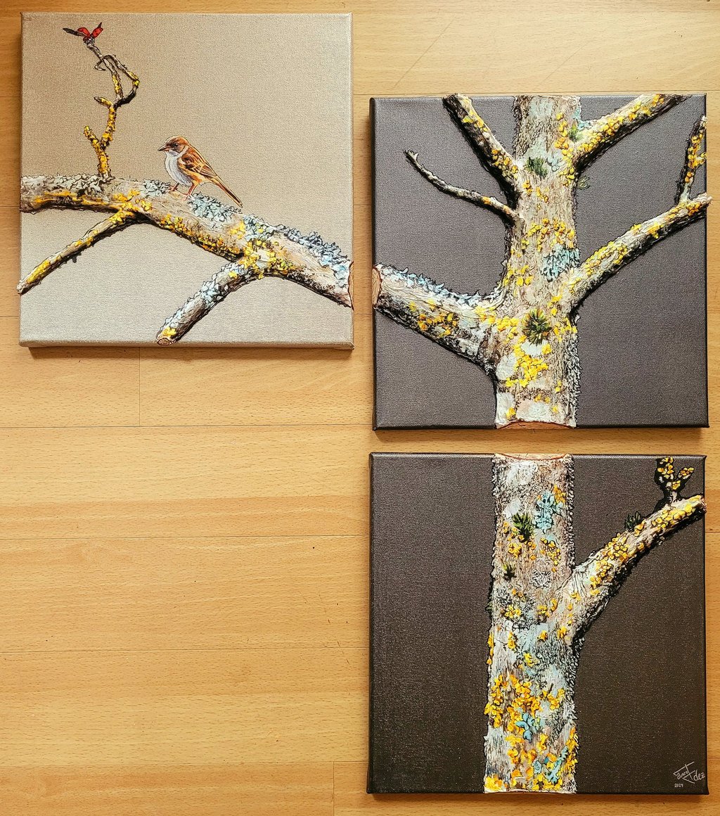 Álvaro Fernández Sáez Fragmente Baum 3-teilig