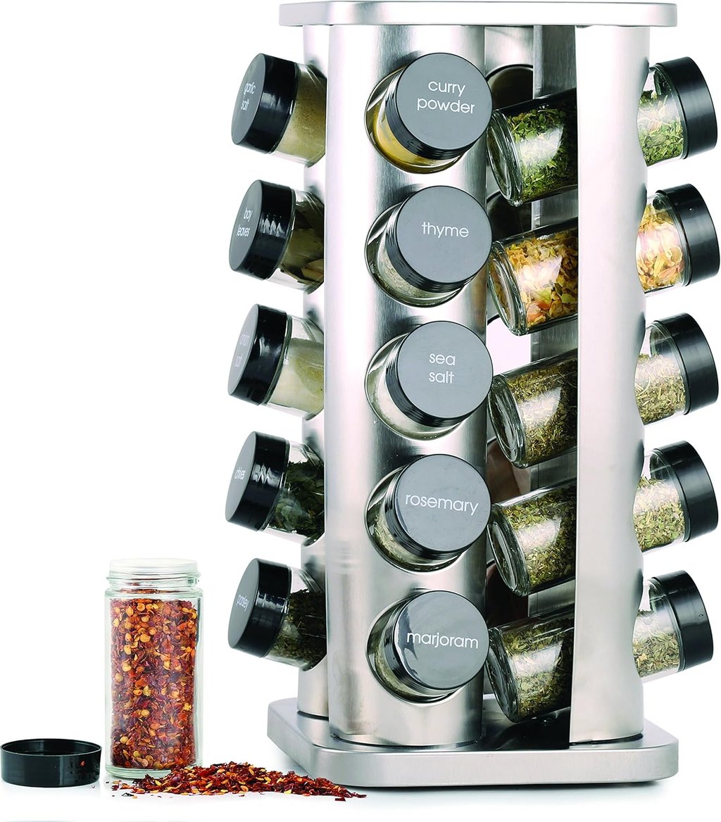 Revolving Spice Tower Organizer
