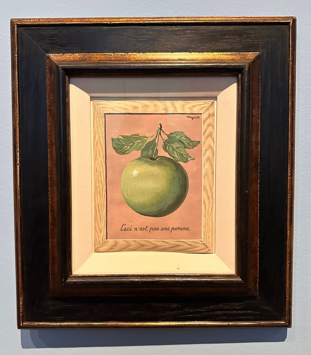This Is Not an Apple, 1959 gouache on paper ©16mag