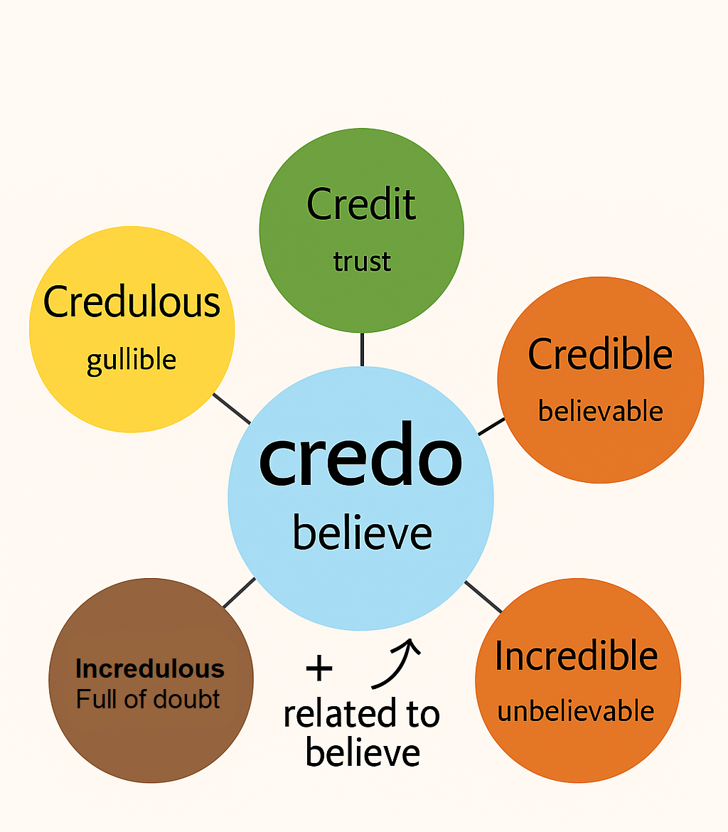 Word Power Made Easy root word chart for SSC UPSC Banking credo