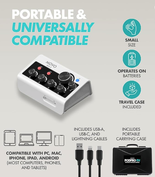 MOVO podcast kit