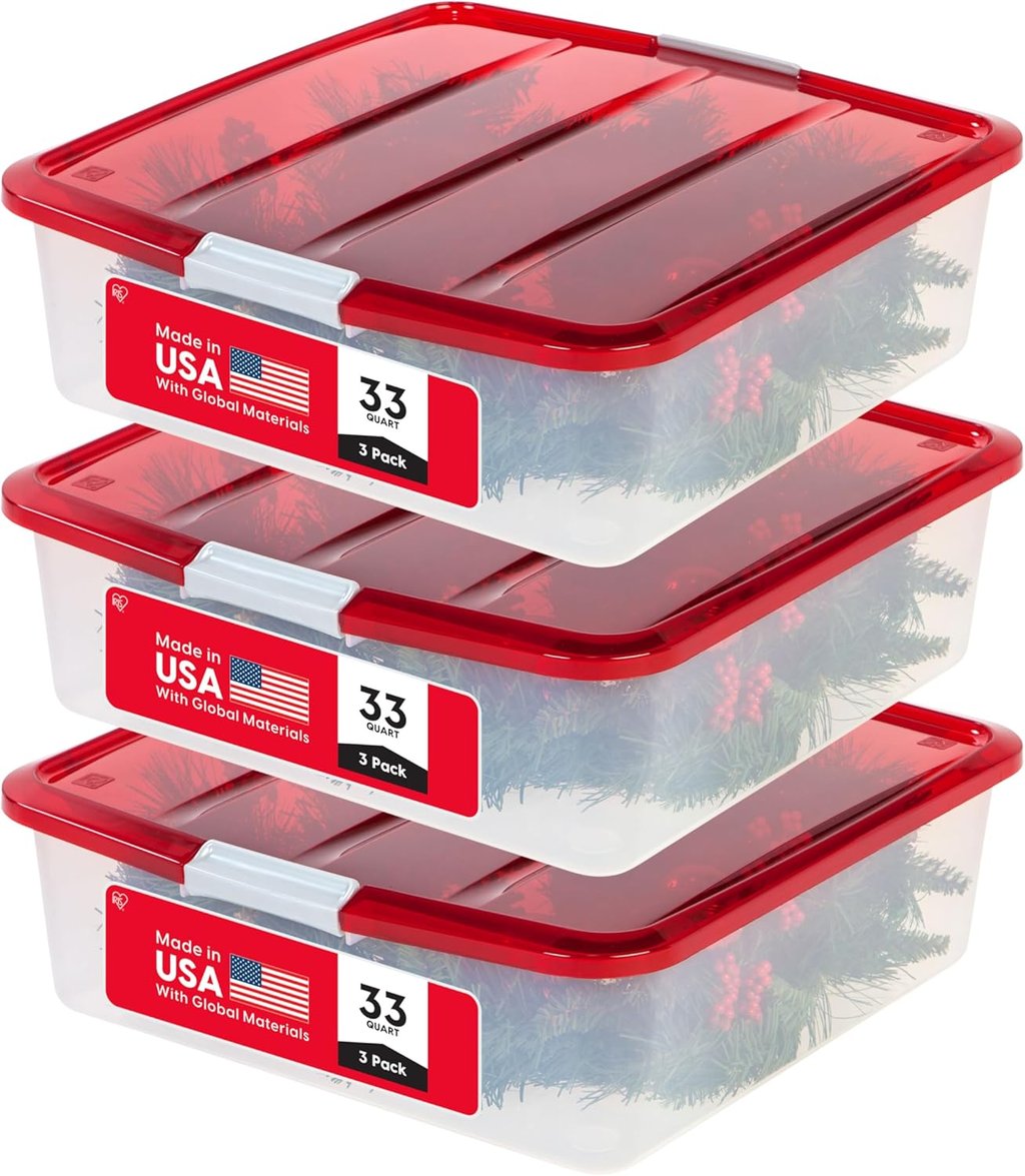 Stackable Wreath Storage Organizer