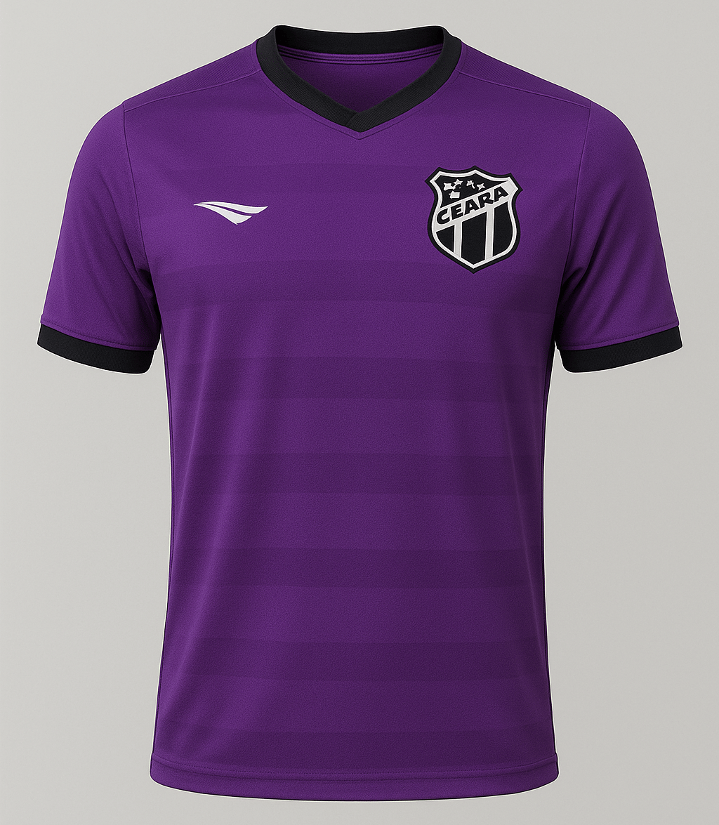 camisa roxa do Ceará