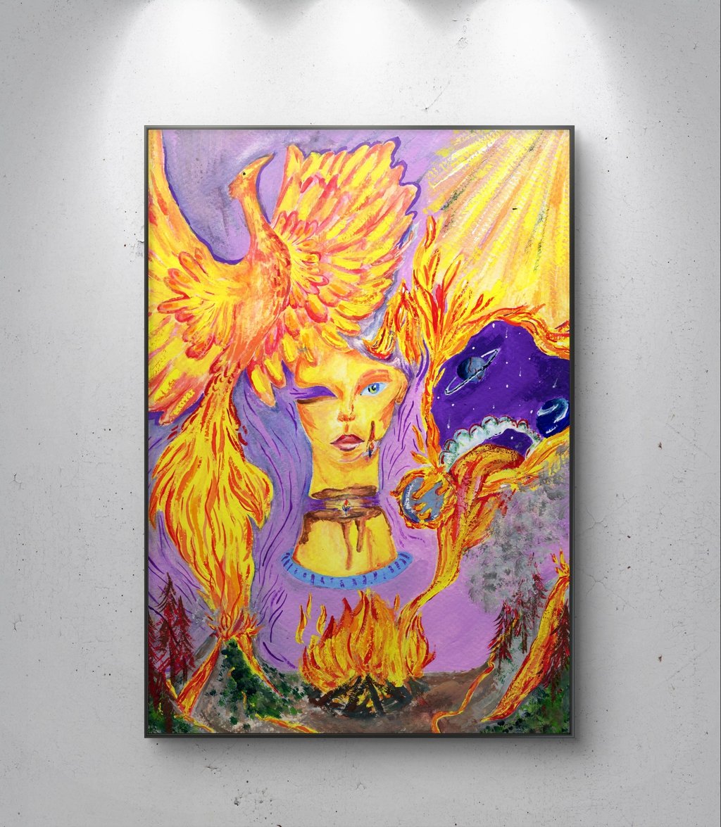 fire element painting