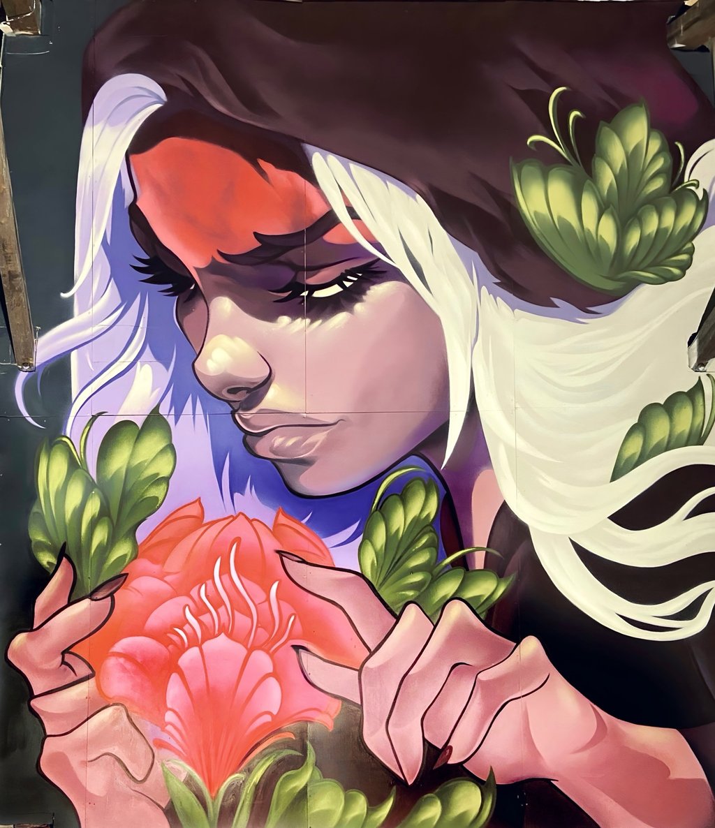 The Fragile Hold - Mural en Finlandia, street art, arte urbano por Ona Salvador