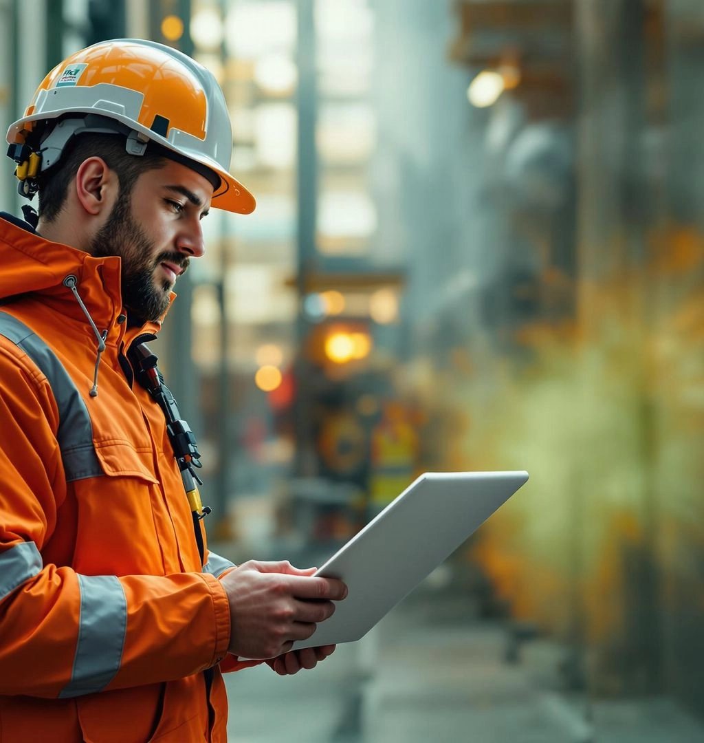 FETS software dashboard on a tablet