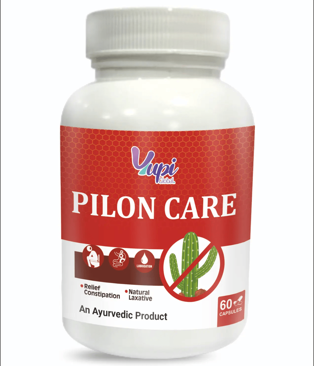 a bottle of pilon care