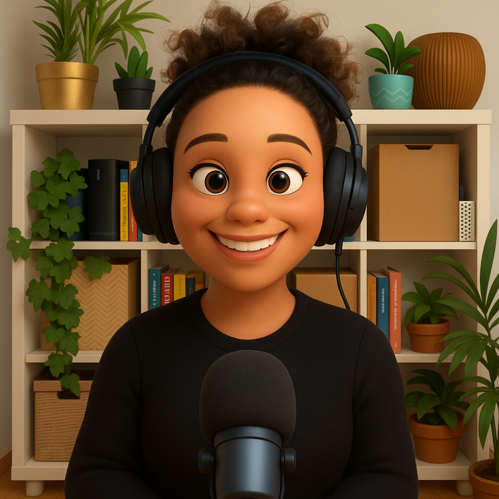 Disney Pixar-style cartoon image of Coach Kym.