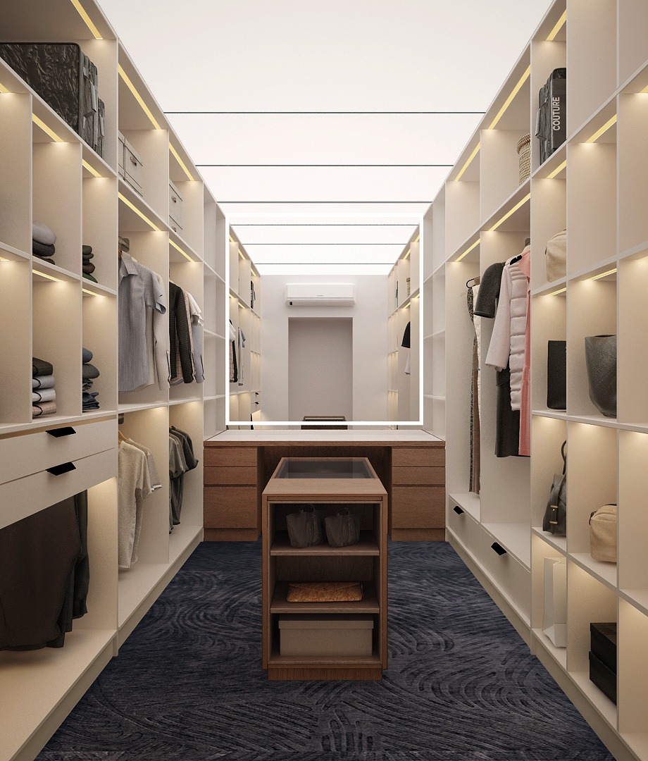 villa avenue walkin closet