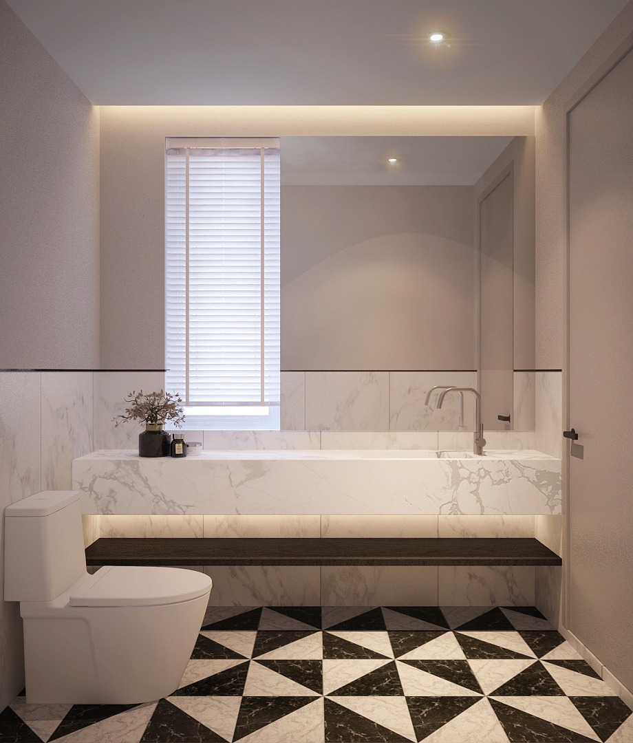 villa avenue bathroom