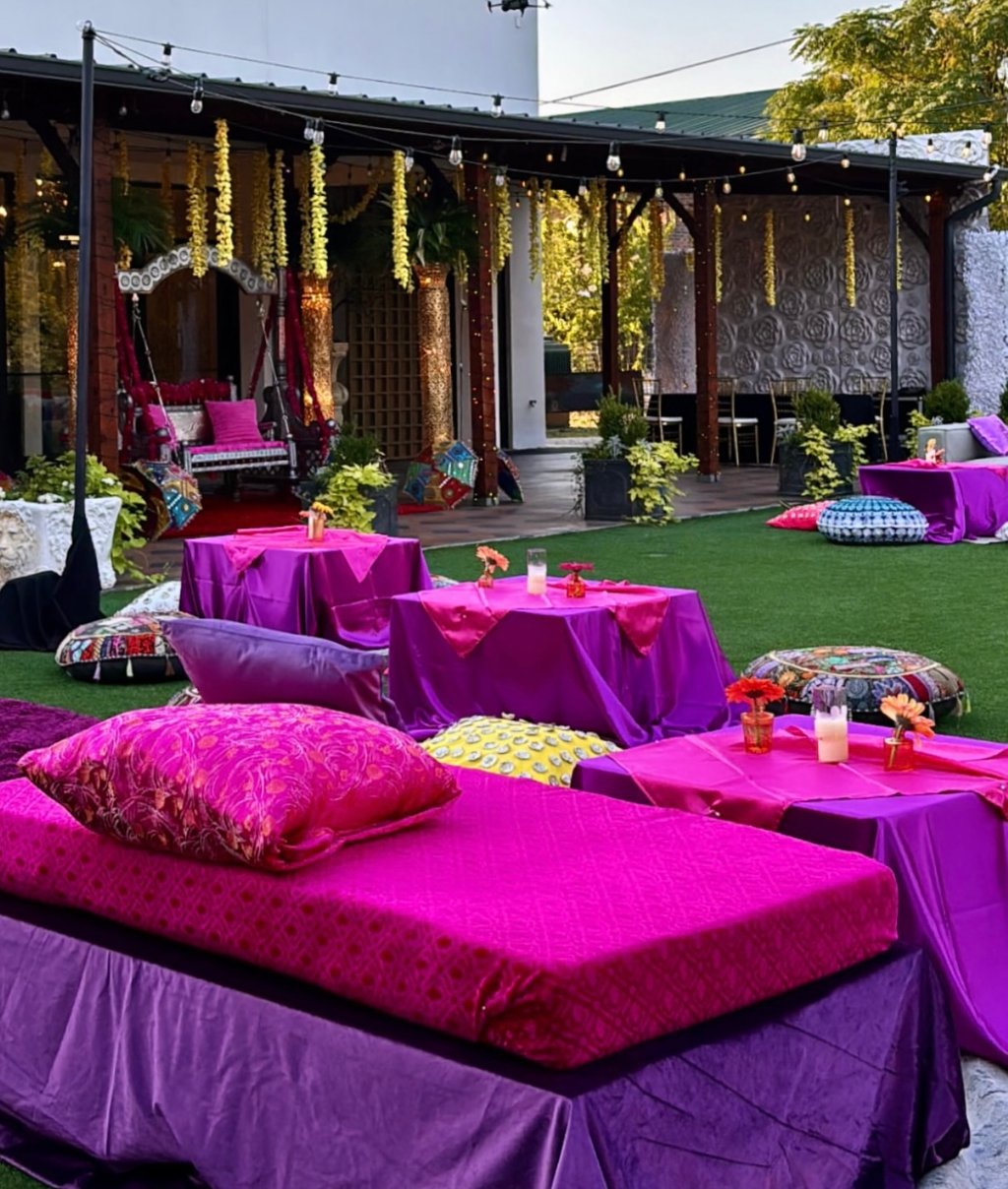 Elegang wedding reception decor by Kashta Events, Vancouver BC