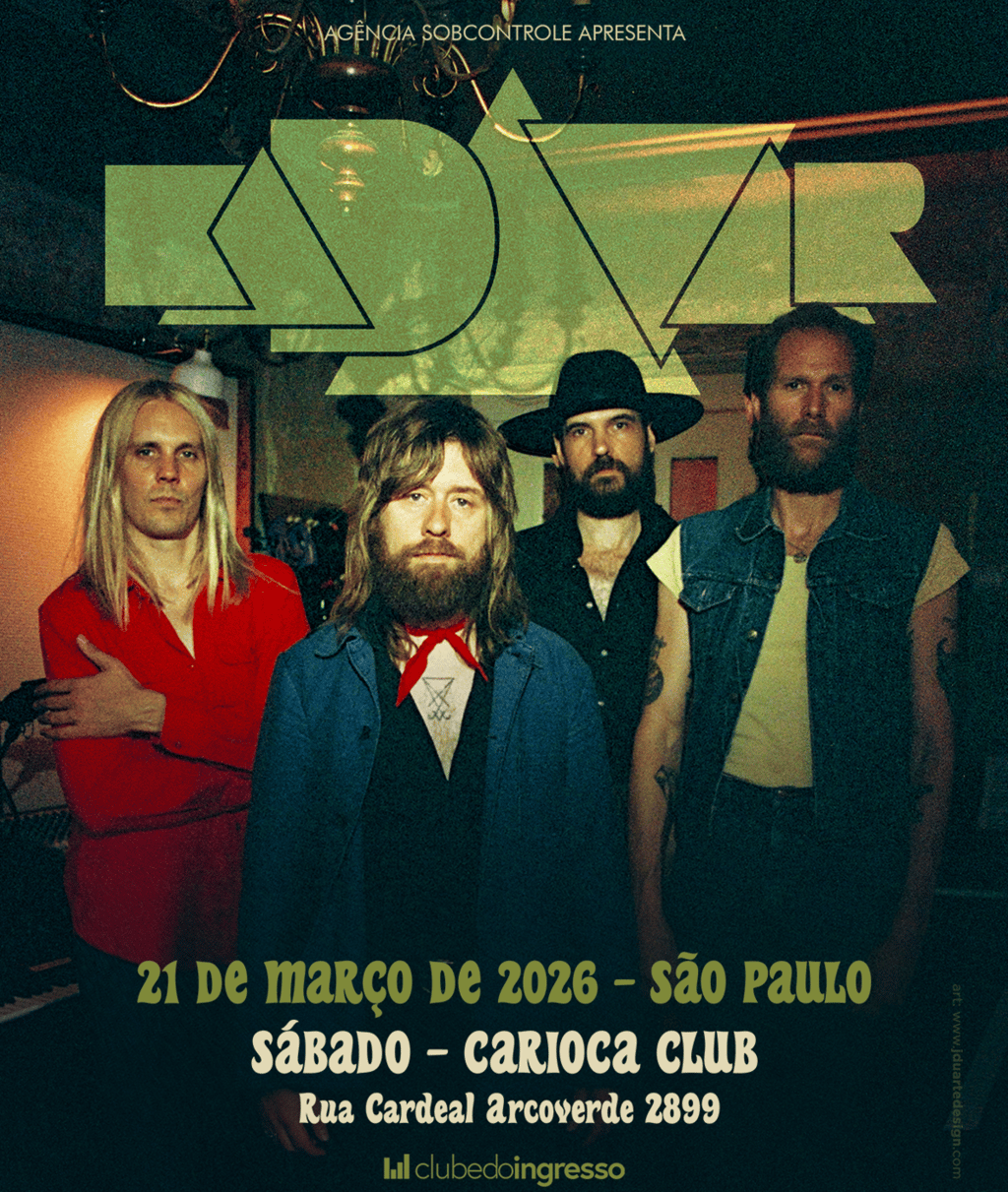 Kadavar quebra jejum de 8 anos e anuncia show único em São Paulo para março