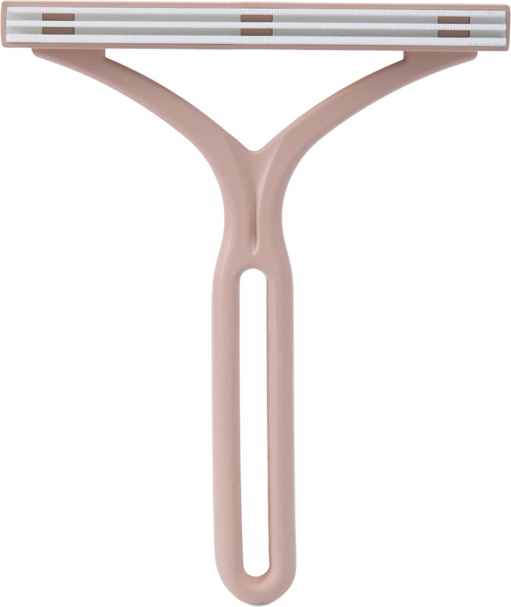 Roze handmatige harenverwijderaar borstel voor het reinigen van textiel en het verwijderen van diere